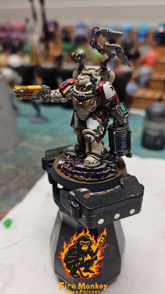 White Scars Techmarine with servo arm