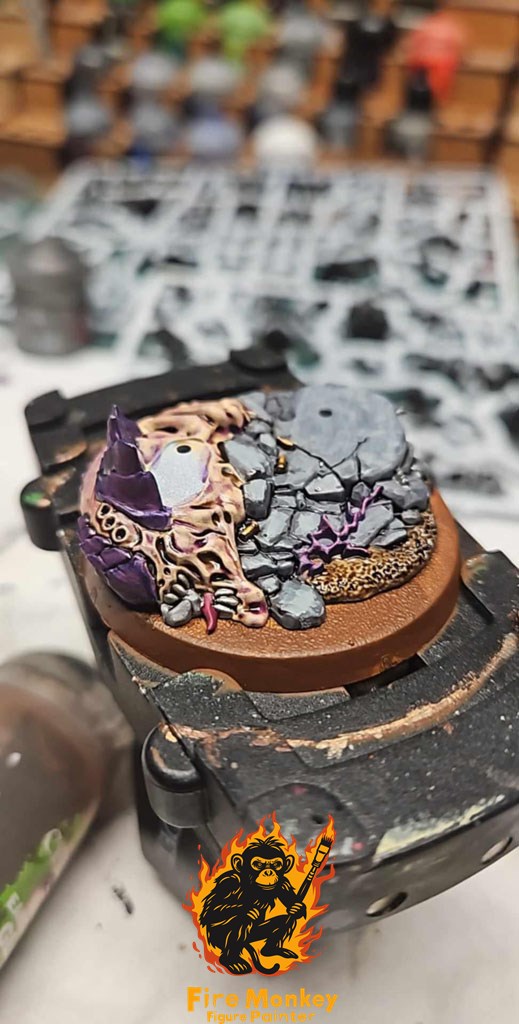 Tyranid themed scenic base