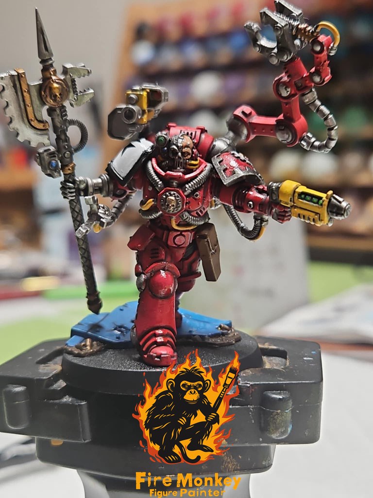 Blood Angels Techmarine with servo harness