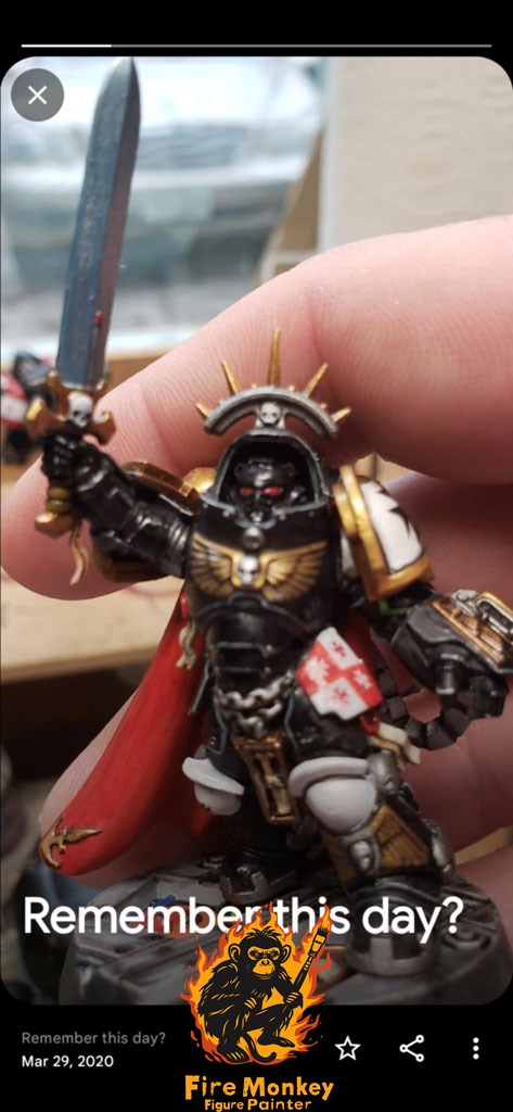 Black Templars Captain with power sword