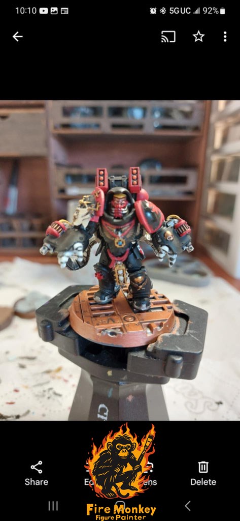 Flesh Tearers Inceptor with jump pack