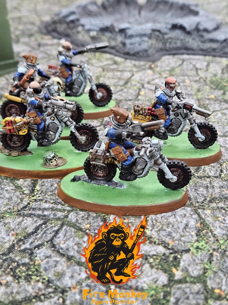 Genestealer Cult Atalan Jackals on bikes