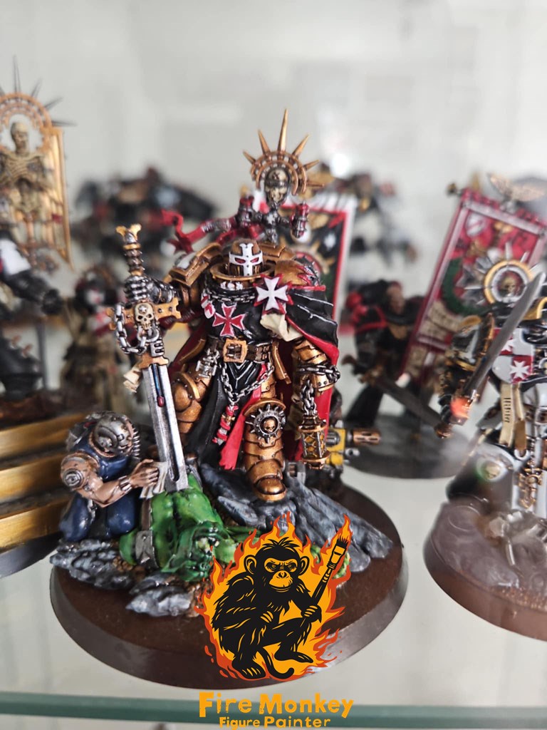 Black Templars High Marshal Helbrecht display