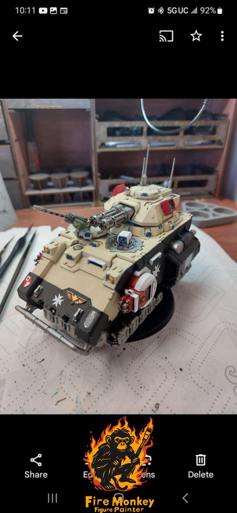 Tallarn Desert Raiders Leman Russ tank